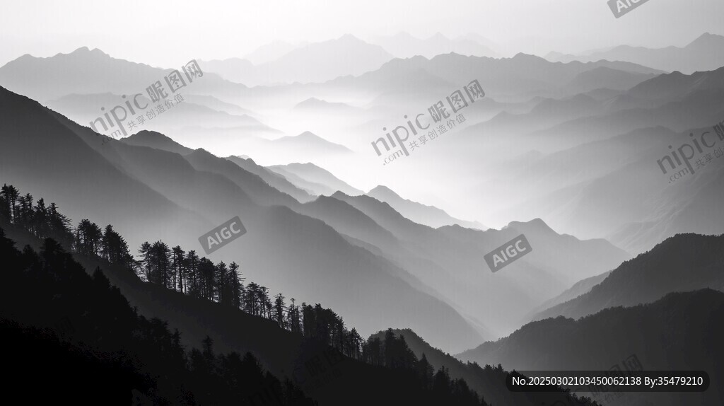 霧里看山圖