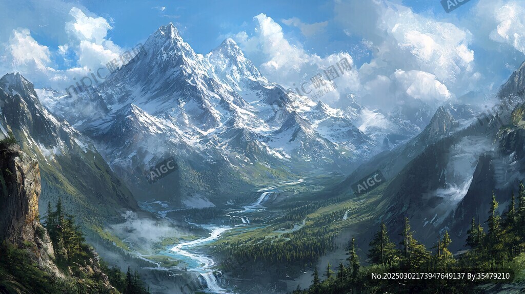 壯麗山景