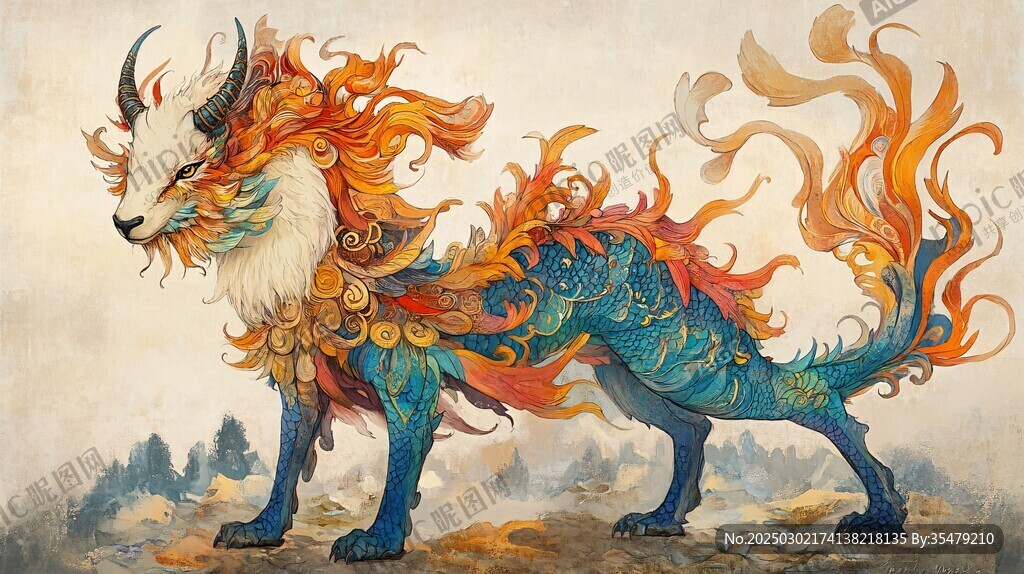 神秘火焰獸
