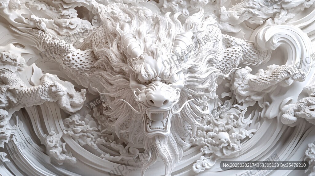 白龍浮雕藝術(shù)
