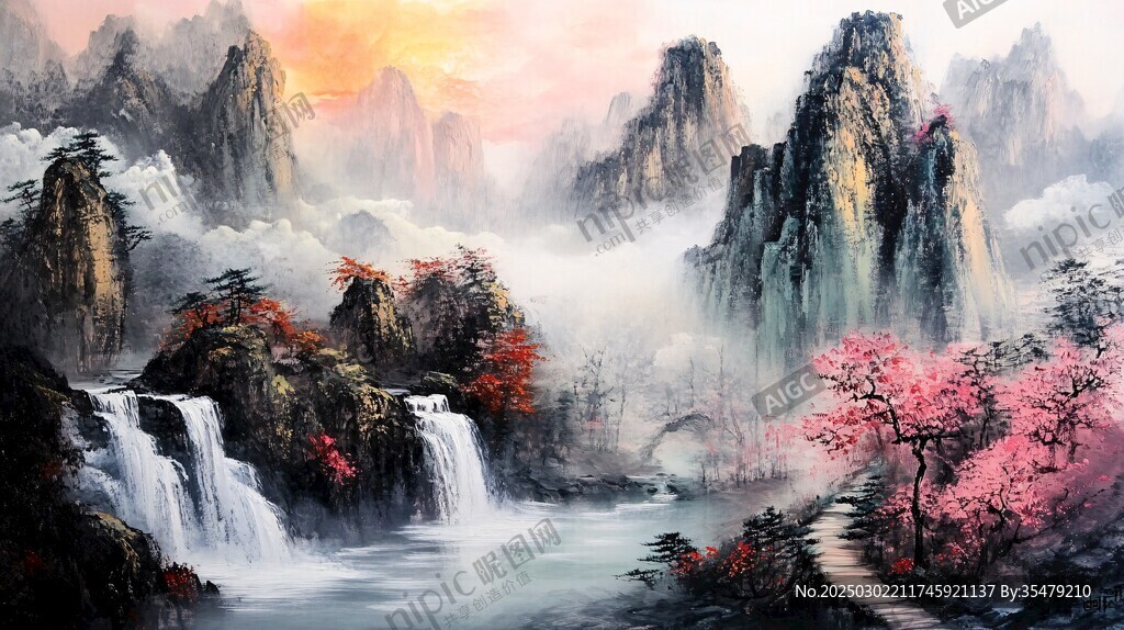 山水畫(huà)中的仙境