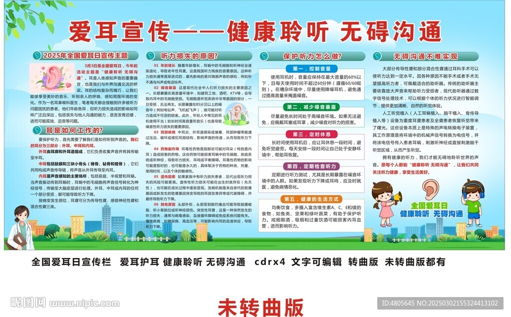 2025年全國愛耳日宣傳欄