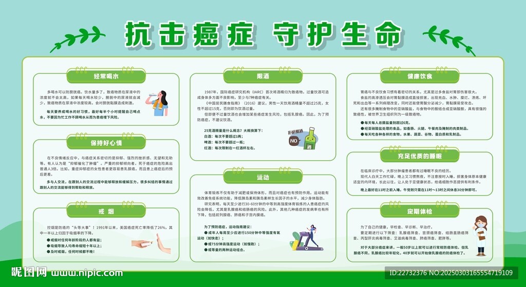 世界癌癥日知識宣傳欄