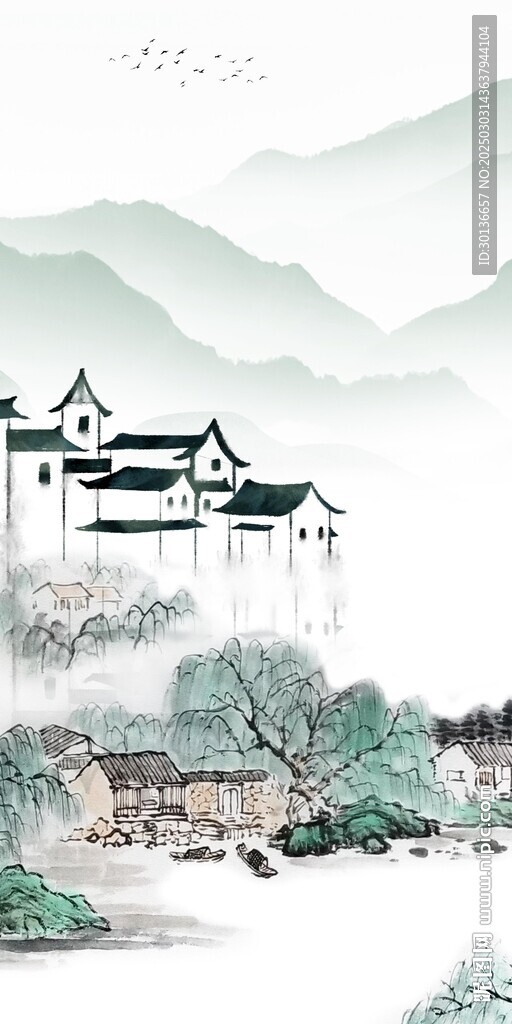 新傳 現代中式玄關 tif分層