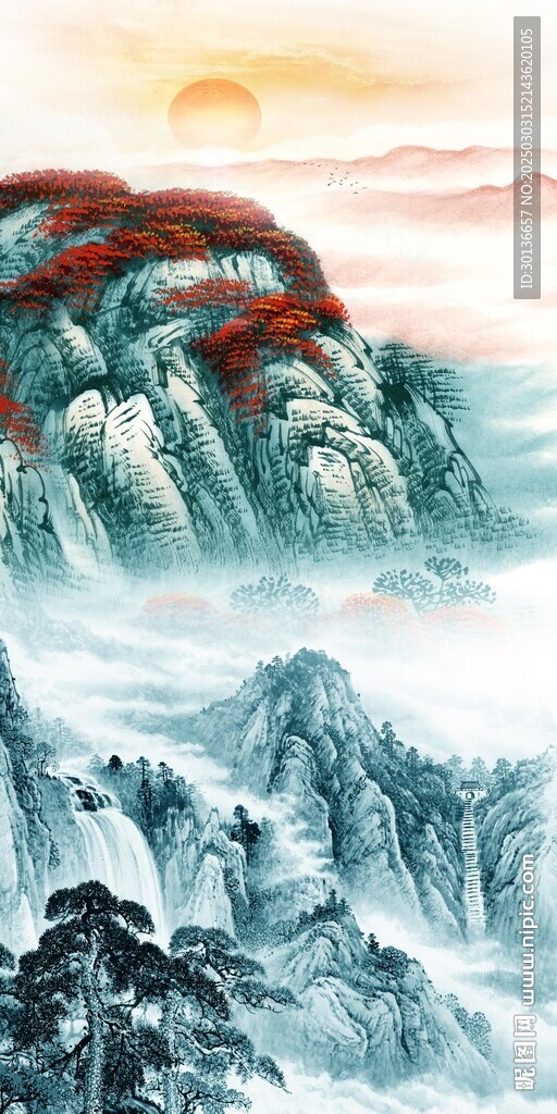 高檔 新品中式玄關 tif分層
