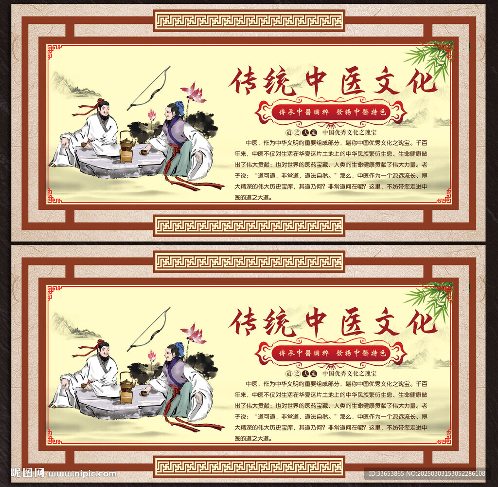 中醫文化展板