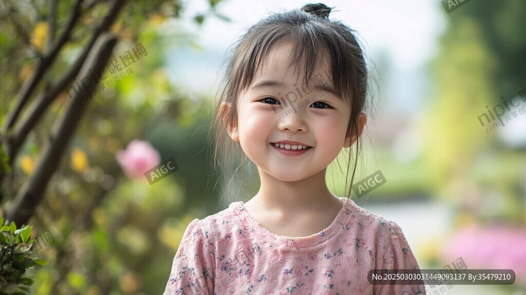 微笑的女孩