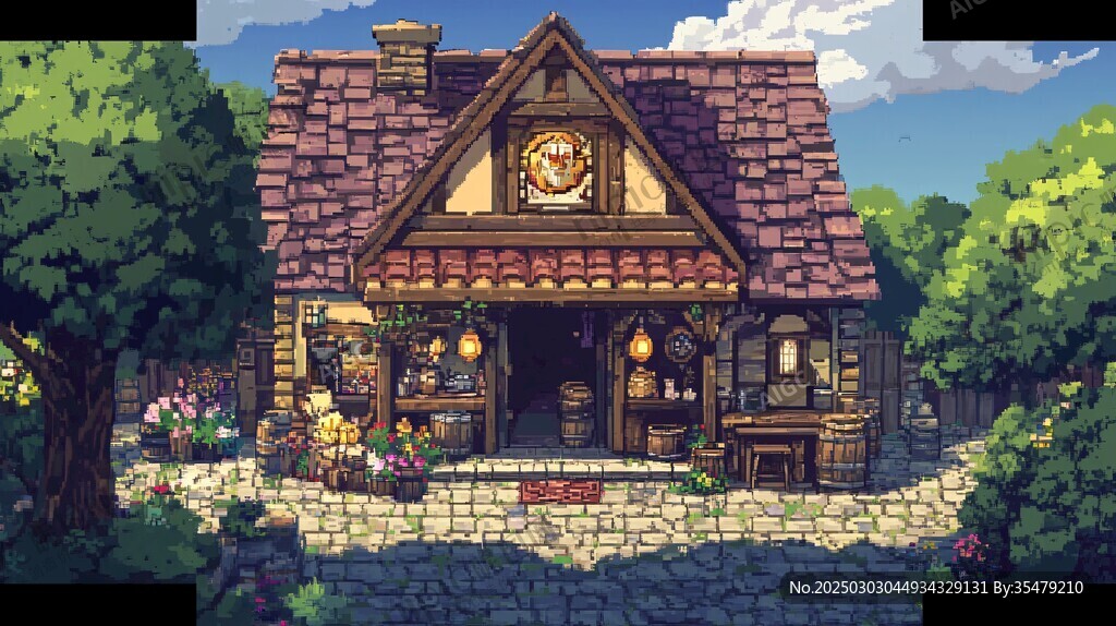 鄉村小屋的寧靜時光