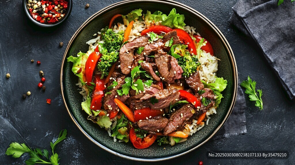 美味牛肉炒飯