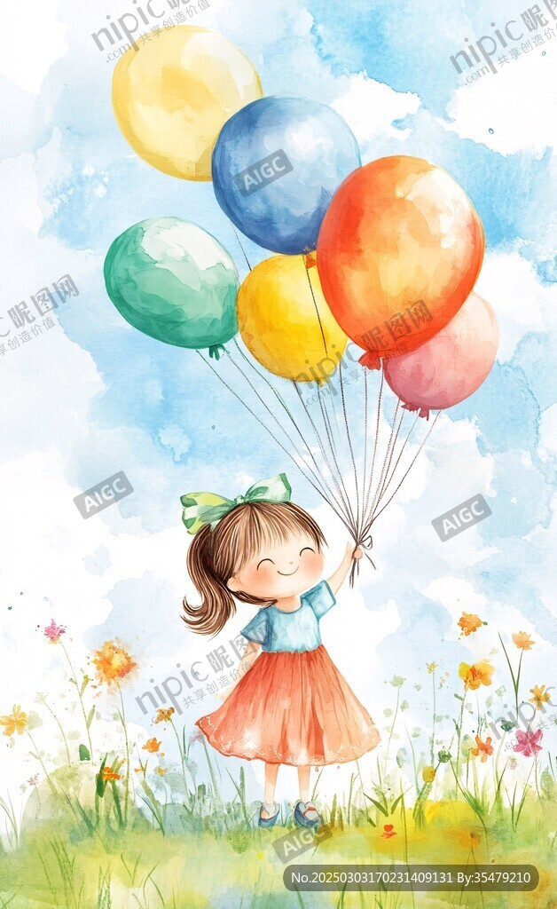 氣球小女孩的歡樂世界