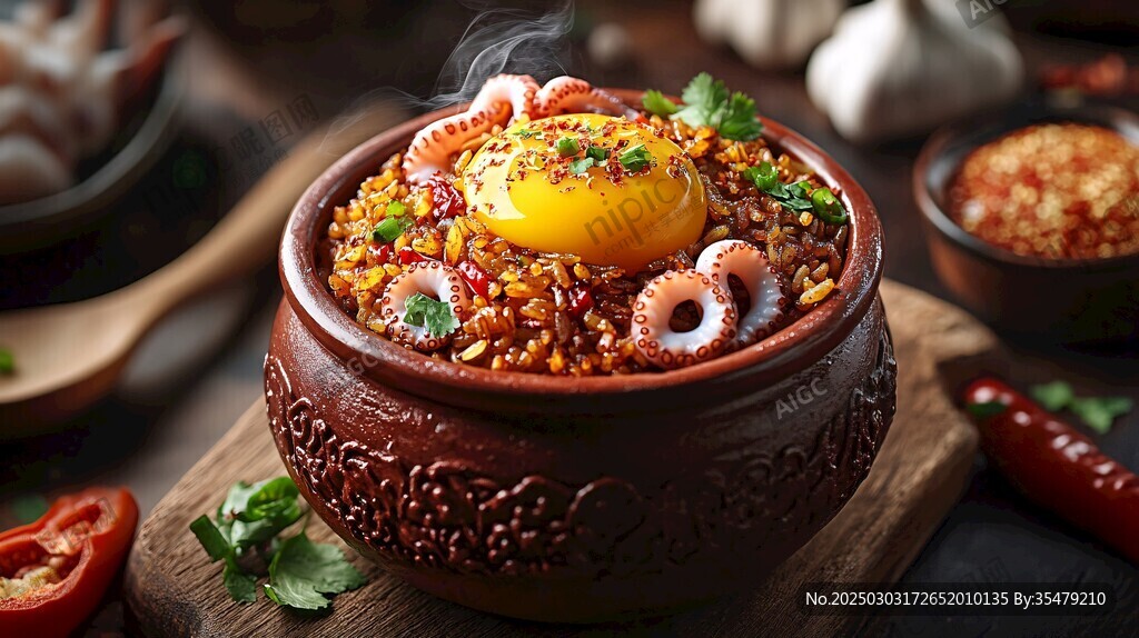 美味無(wú)窮的炭火炒飯