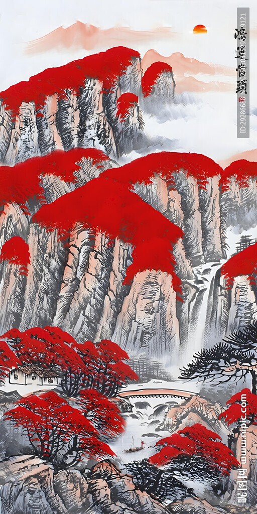 玄關(guān)畫鴻運當頭