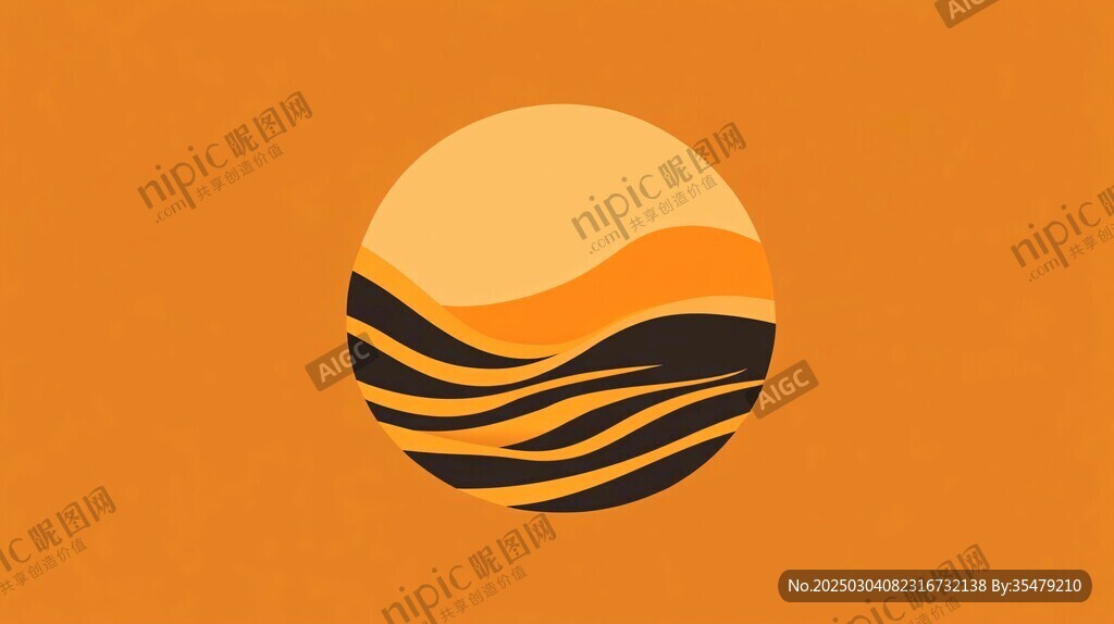抽象藝術風景畫