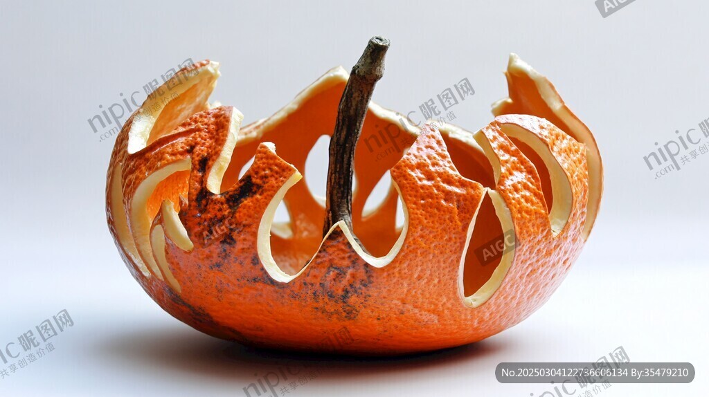 橙皮藝術(shù)雕塑