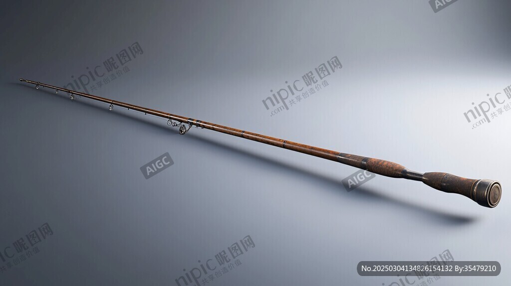 古老的釣魚竿