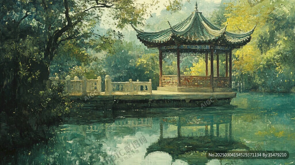 中國古代園林的寧靜之美
