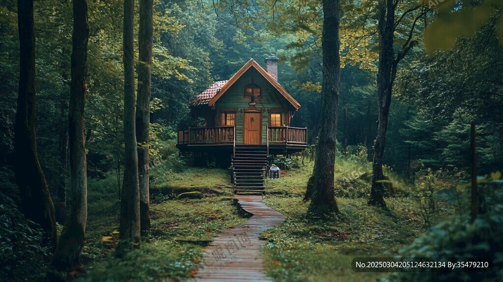 森林中的隱秘小屋