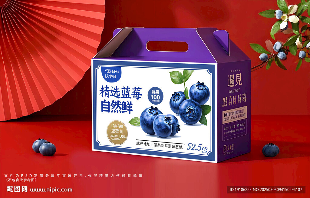 藍莓包裝禮盒