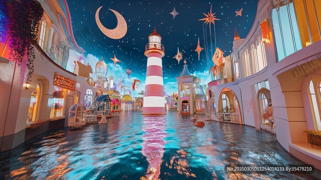 星光下的水城