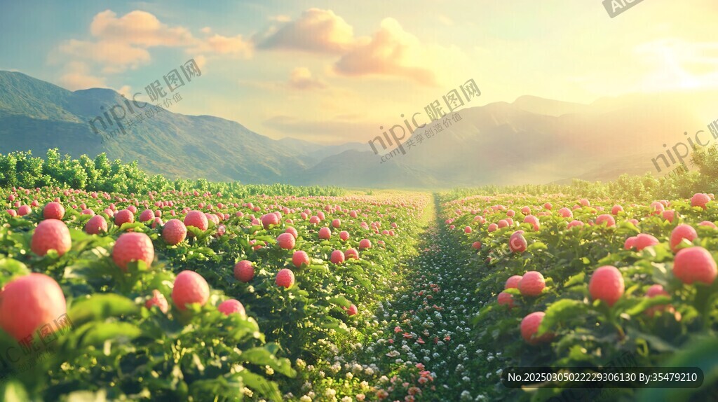 絢爛山谷的花海