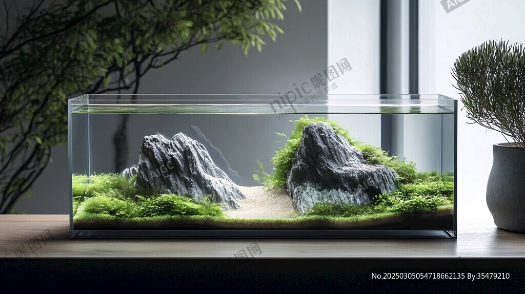 水中山水畫