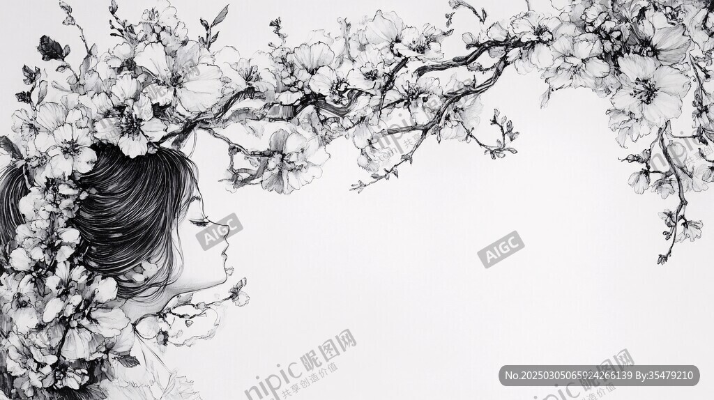 櫻花少女的寧靜時刻