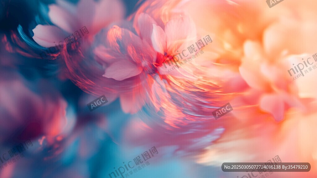 色彩斑斕的花海