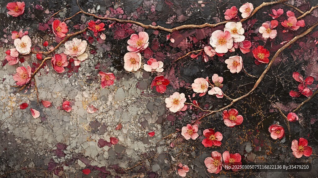 梅花綻放