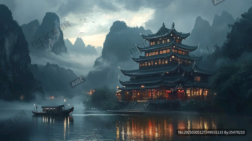 古代東方水上宮殿