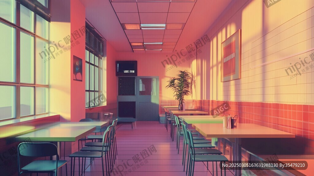 走廊午餐