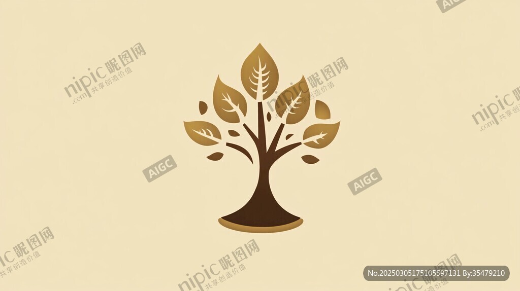 抽象藝術(shù)樹形圖案