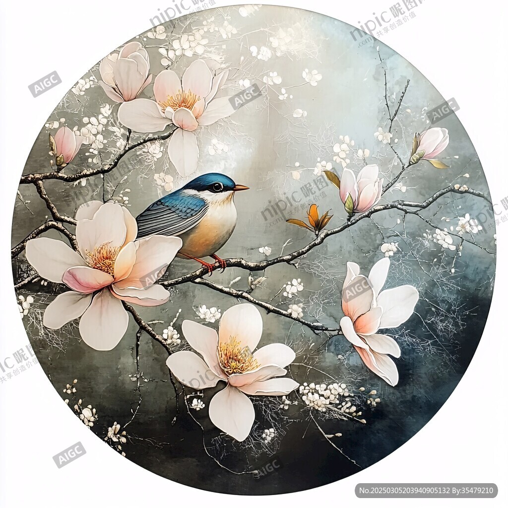 花鳥(niǎo)畫(huà)作品