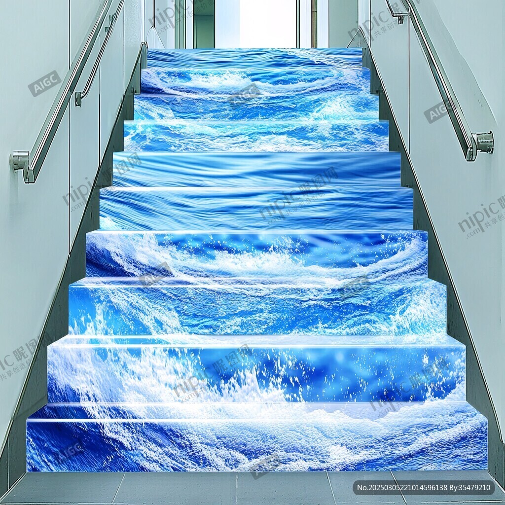 海洋之旅 樓梯上的藝術(shù)