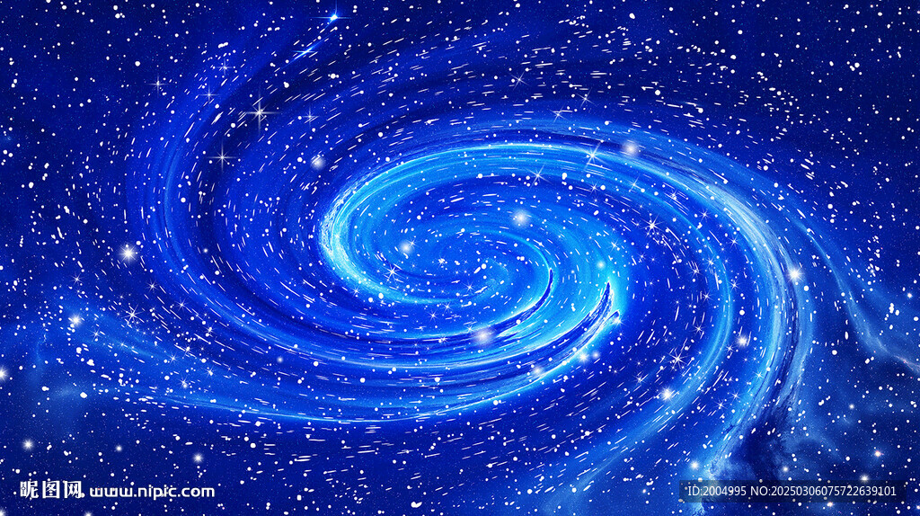 藍色宇宙星空