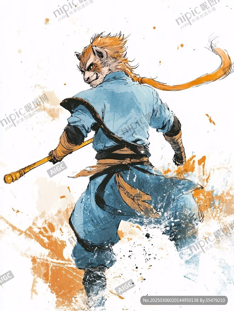 藍色武士的激烈戰(zhàn)斗