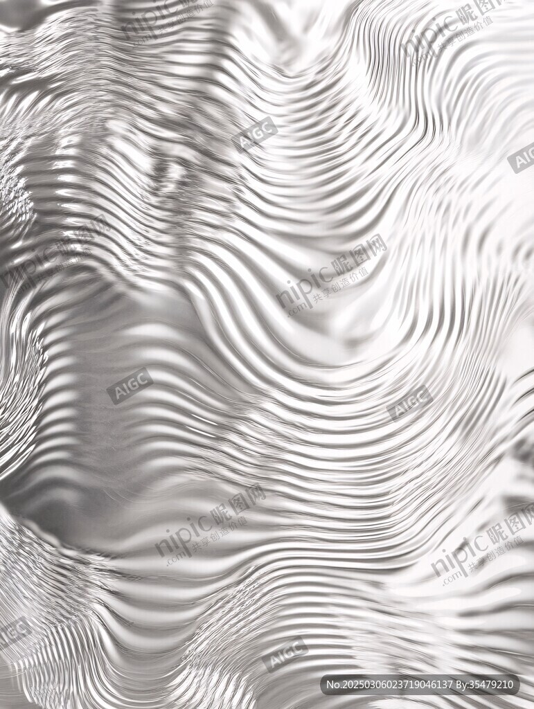 抽象波紋金屬紋理