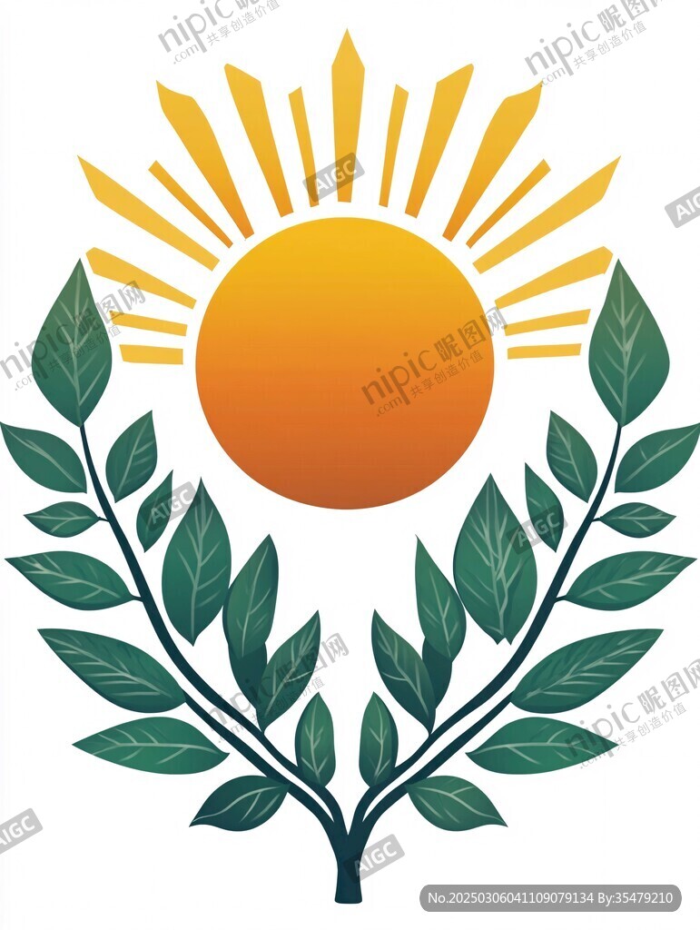 太陽(yáng)與綠葉的象征意義