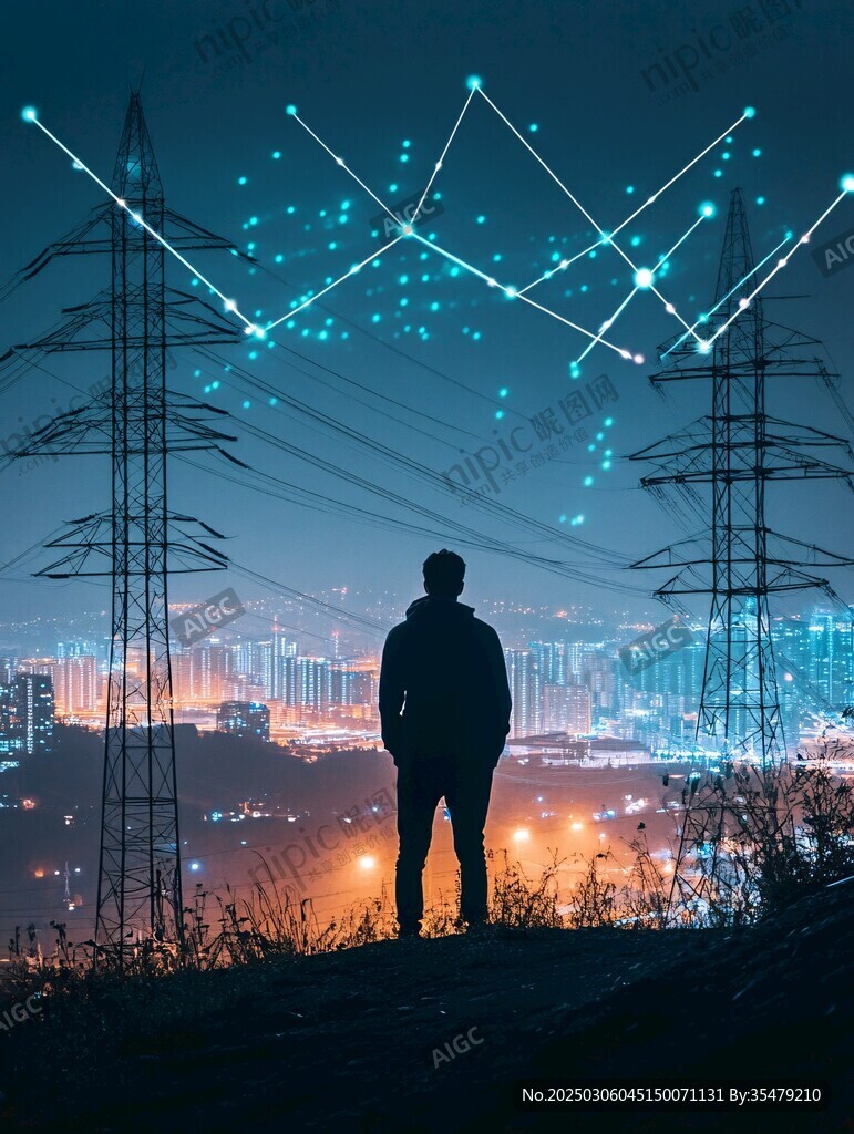 城市之光與電網(wǎng)的交響曲