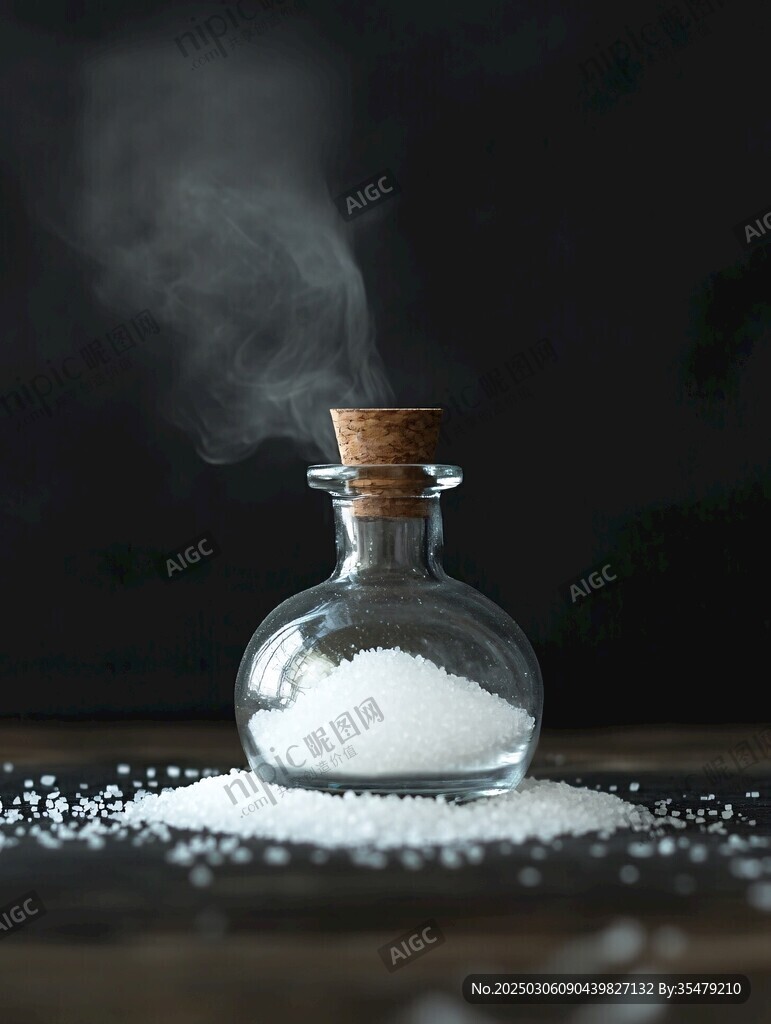 神秘的白色晶體