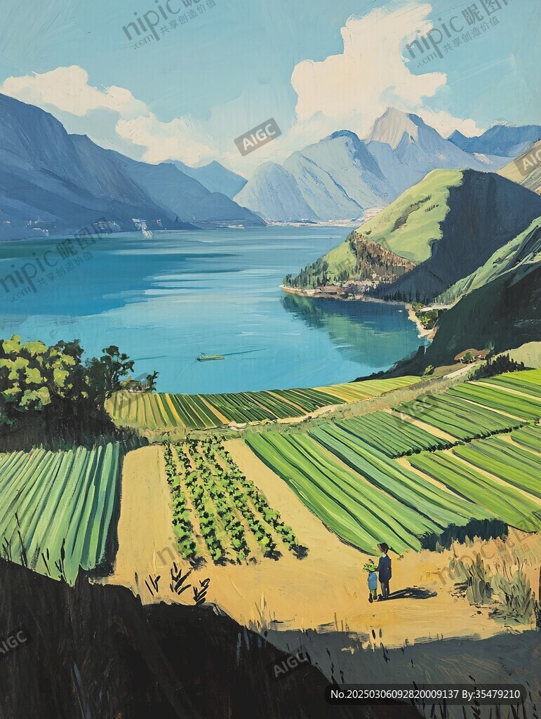 湖光山色田園風(fēng)光