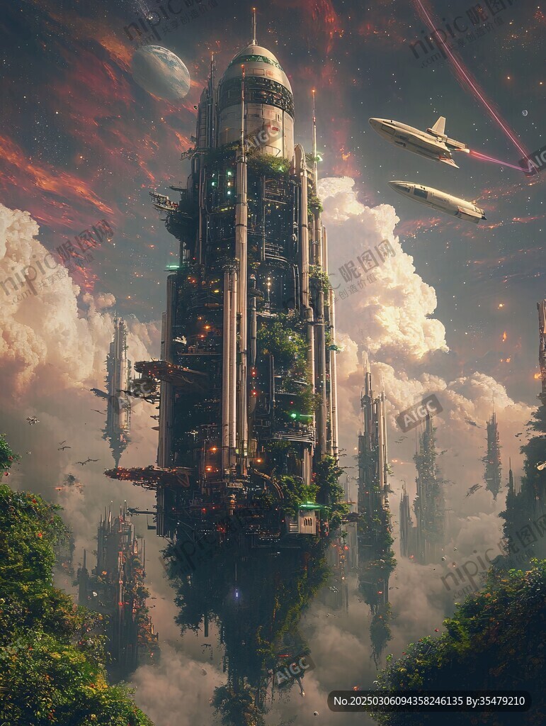 未來城市的空中花園