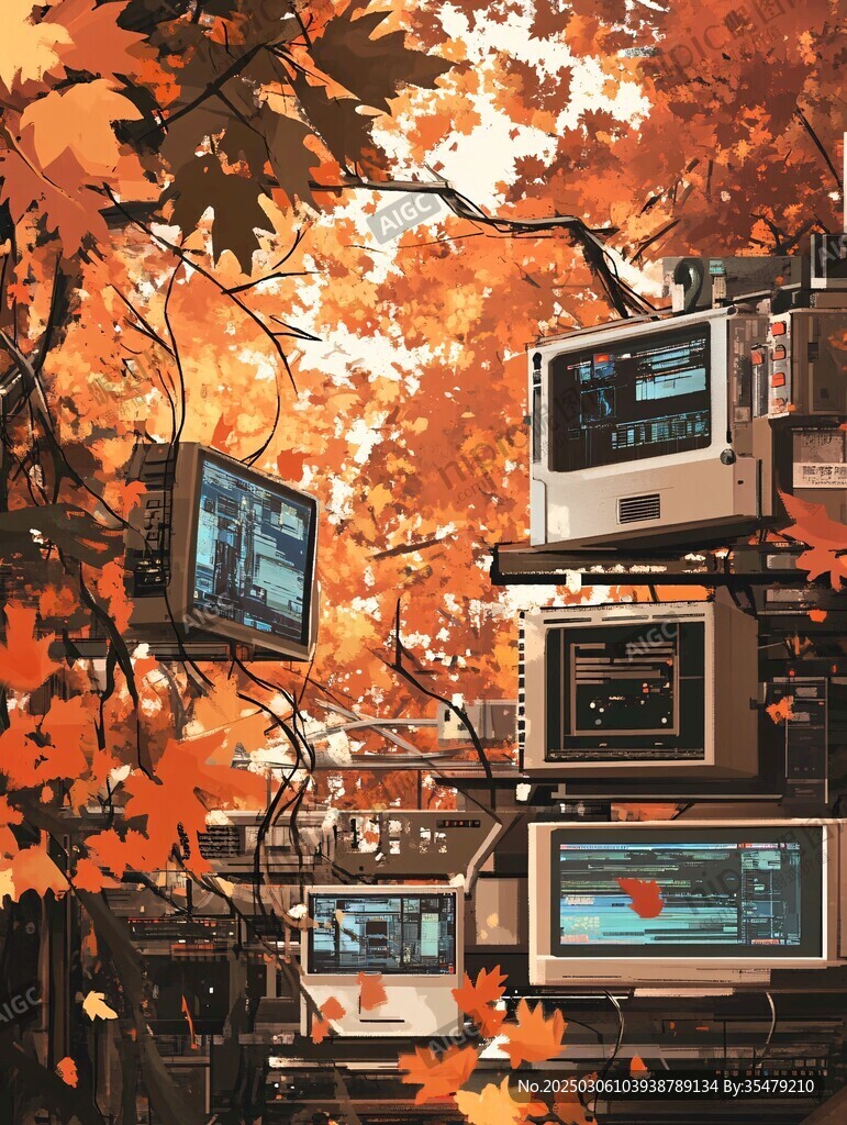 秋日科技森林