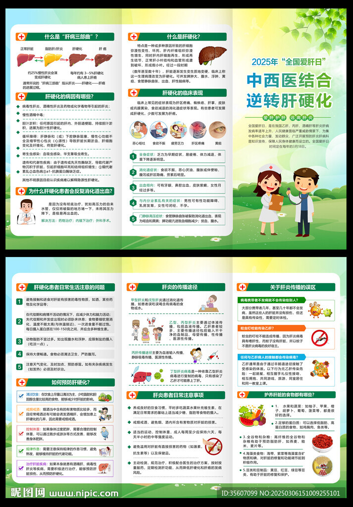 2025年全國愛肝日三折頁