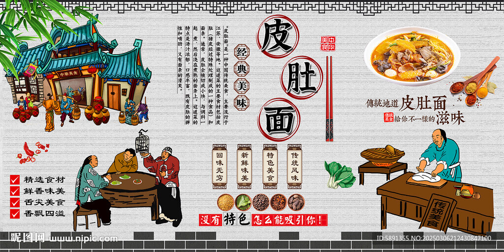 皮肚面