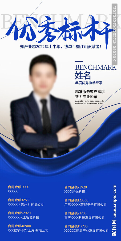 團隊榮譽表彰海報