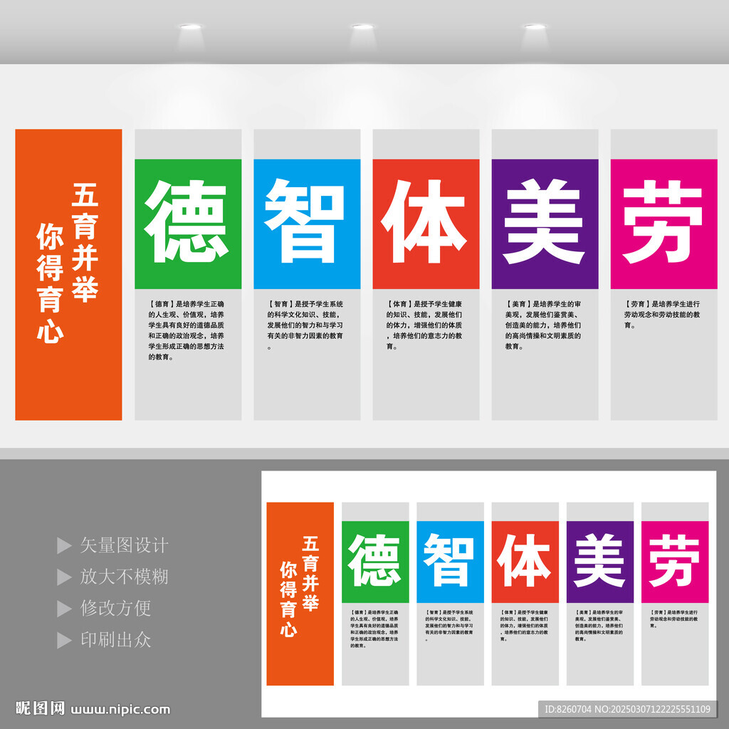 德智體美勞文化墻