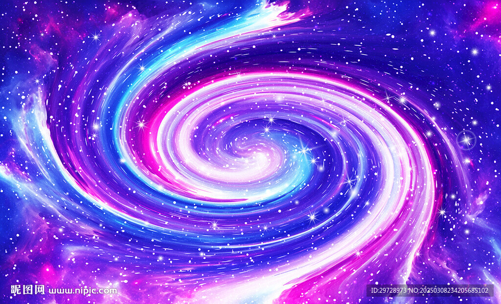 唯美夢幻星空旋渦吊頂