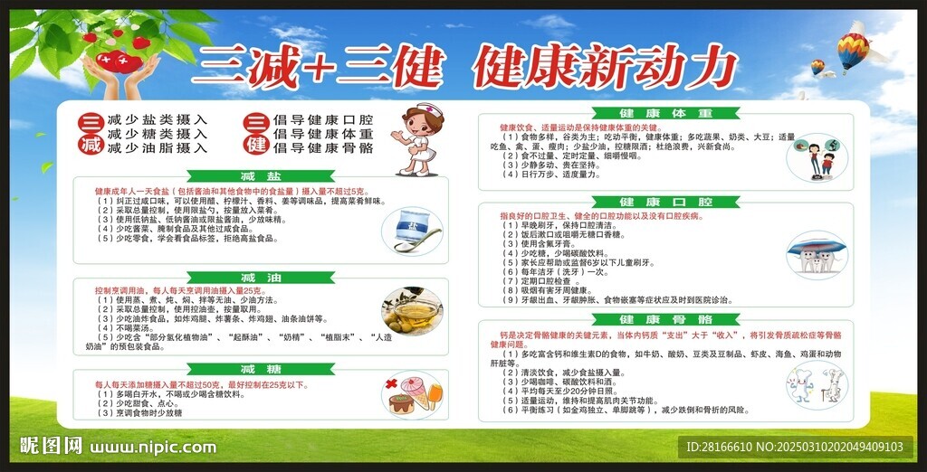 三減三健宣傳欄
