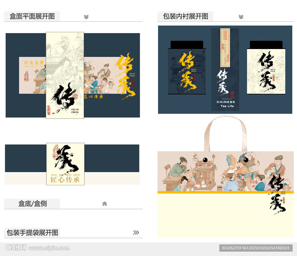 傳承AI禮盒包裝