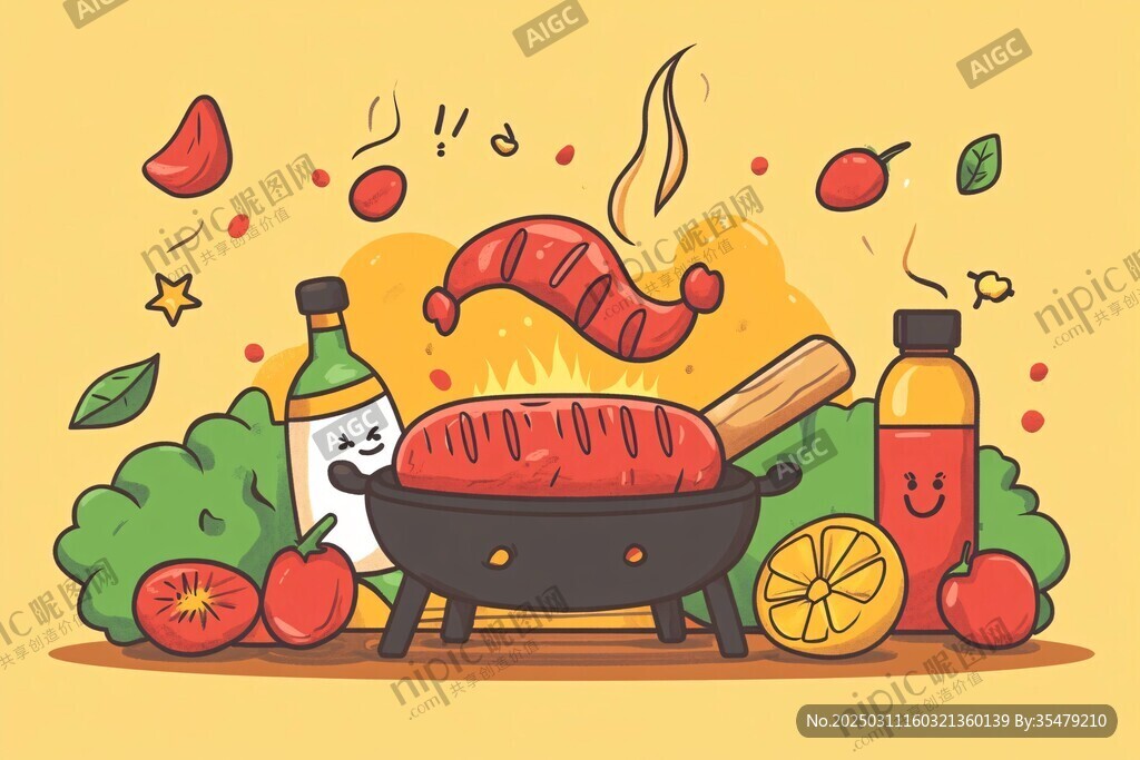 燒烤美食 快樂夏日